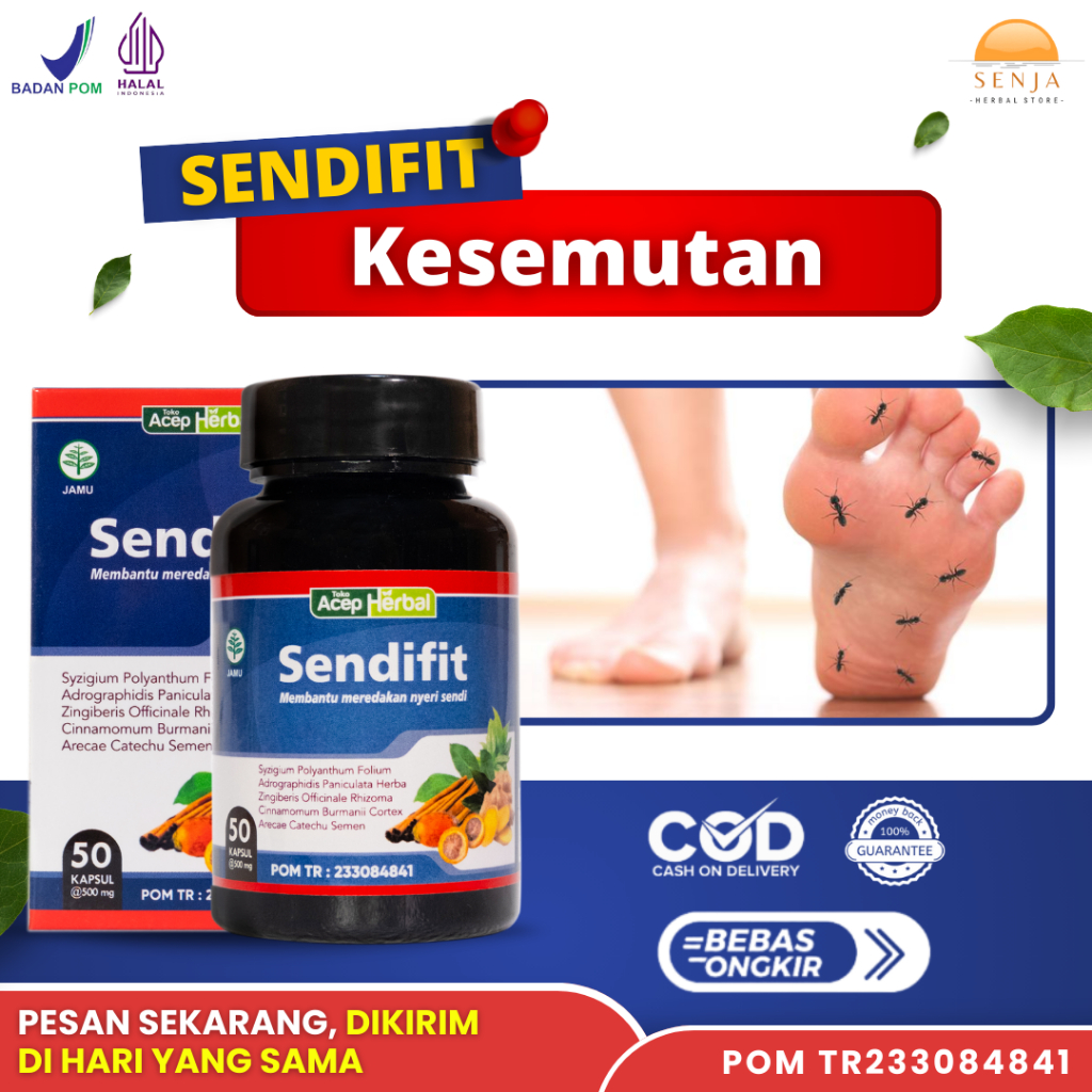 SendiFit - Obat Tangan Kesemutan, Kaki Keram dan Kesemutan, Sering Kebas, Jari Tangan Kebas, Tremor.