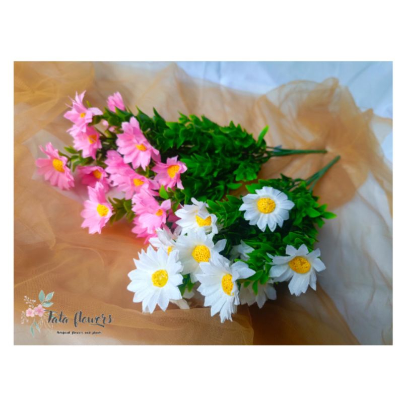 TATA FLOWER/BUNGA MATAHARI KECIL/BUNGA ARTIFICIAL /BUNGA KECIL/HIASAN BUKET/BUNGA BUKET