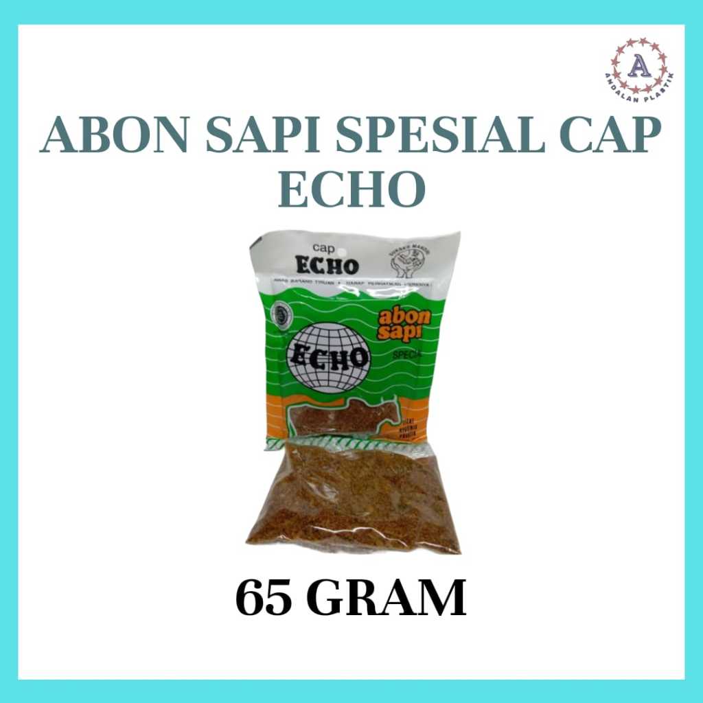 

Abon Sapi Special Cap Echo Sachet 65GR Halal