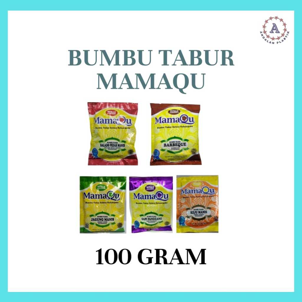 

Bumbu Tabur MamaQu 100gr / Bumbu Tabur Serbaguna 1 Pcs