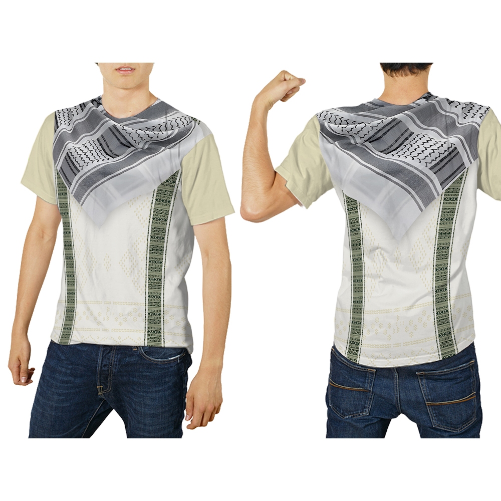 Baju Kaos Tshirt Fullprint Custom Sorban Pria Wanita Dewasa Anak