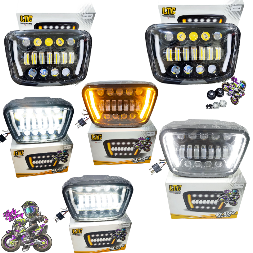 LAMPU DEPAN LED DAYMAKER HEADLAMP RX KING NEW 5547 LTC