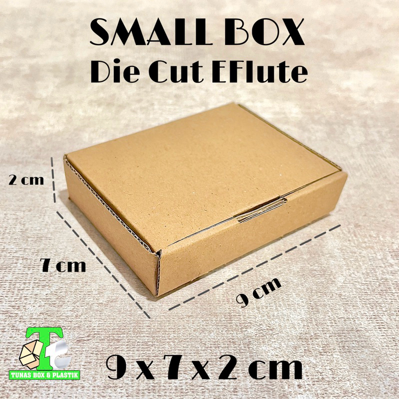 

DUS KECIL AKSESORIS 9x7x2cm | BOX KARDUS CORRUGATED DIE CUT | KOTAK AKSESORIS