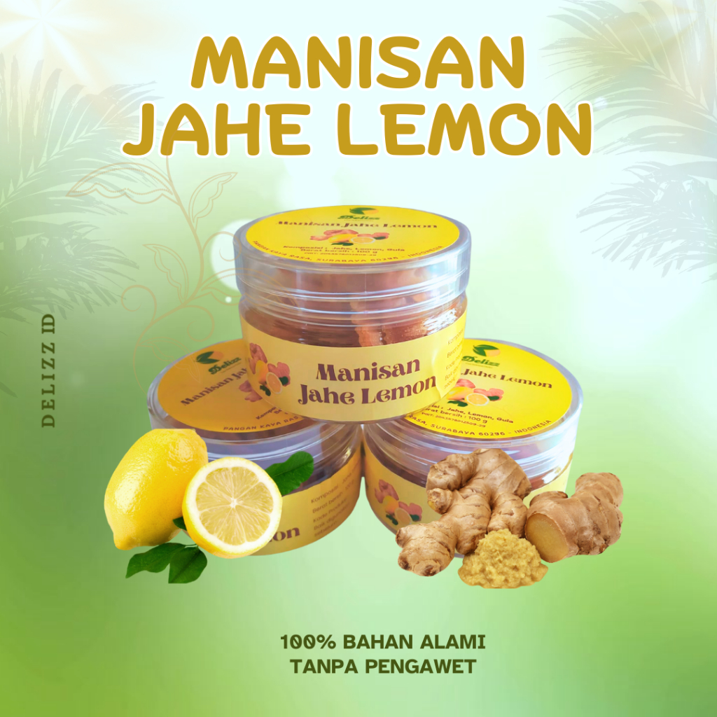 

Manisan Jahe Lemon