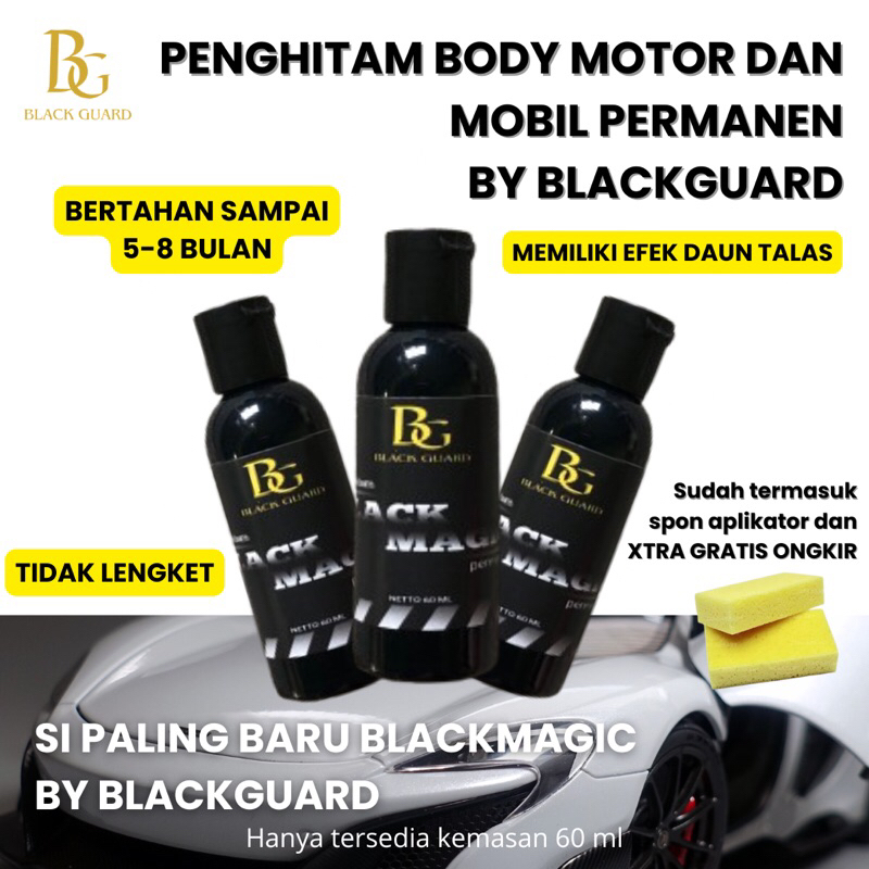 PENGHITAM BODY MOTOR/MOBIL PERMANENT 60 ML/ PENGHITAM BODY MOTOR DAN MOBIL PERMANENT
