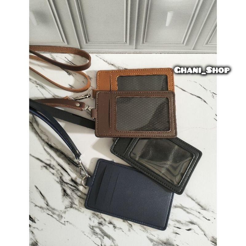 

ID Card Name Tag Holder Kulit Murah -02