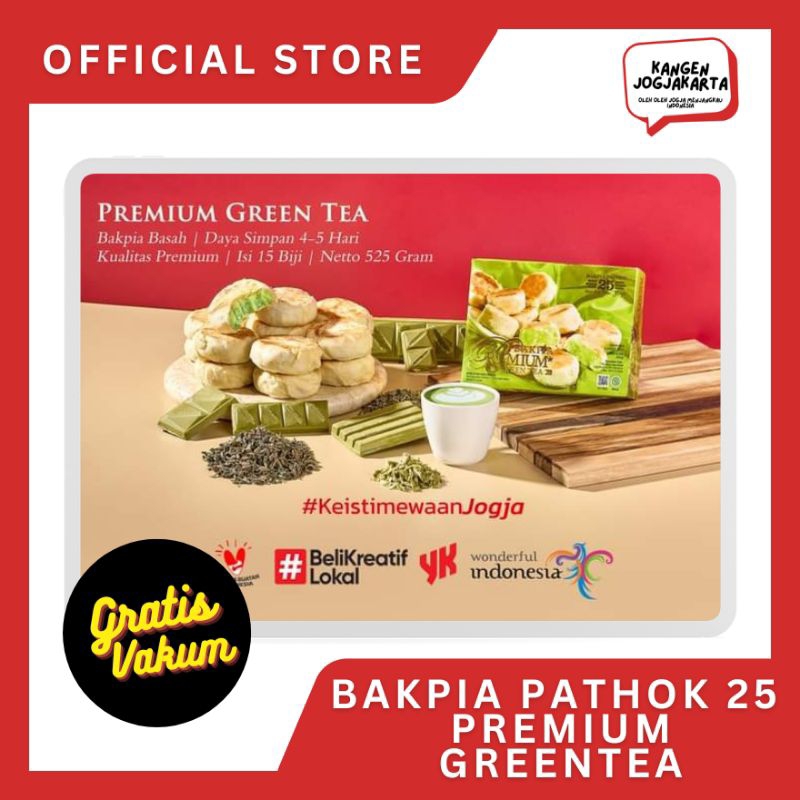 

Bakpia BAKPIA PATHOK 25 Premium Greentea