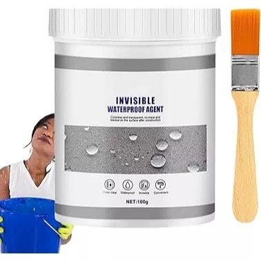Lem Anti Bocor Transparan FREE Kuas / Jaysuing Invisible Waterproof / Cat Perekat Genteng Dinding Ke