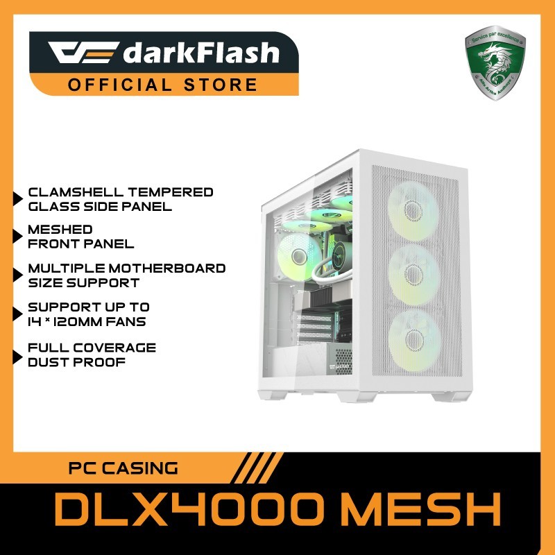 CASING darkFlash DLX4000 (Mesh) WHITE