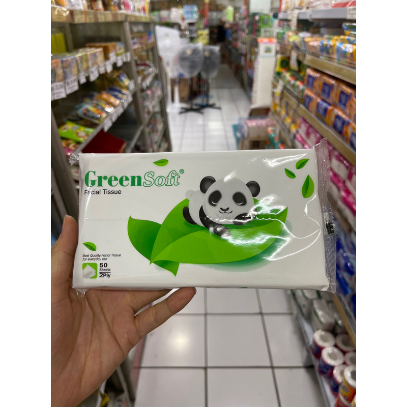 green soft tissue travel pack - green soft tissue