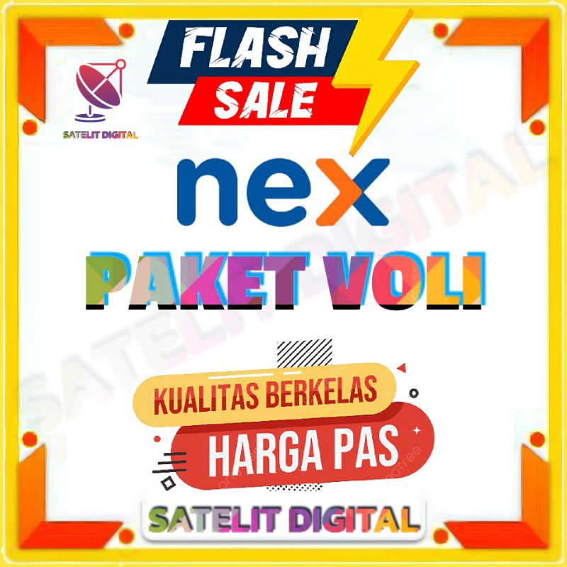 Paket Voli 30 Hari Nex Parabola | Mola | Matrik Garuda