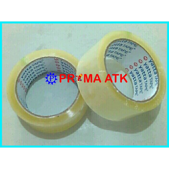 

Lakban Plastik OPP Tape 45 mm x 90 Yard Yatta Bening / Perekat Solatip Yatta Lebar 45 mm Panjang 82 Meter