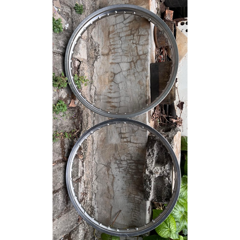 Velg TK Japan ring 17 lebar 1.40/1.20 original titanium