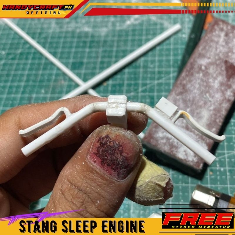 Miniatur Stang Sleep Engine Stang Herex Skala 1:12
