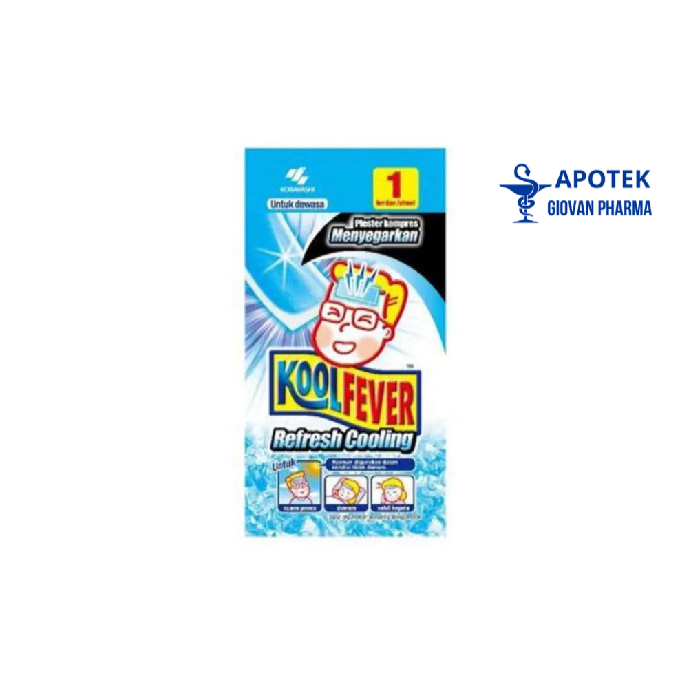 Koolfever / Kool fever - Plester Kompres Penurun Panas Dewasa