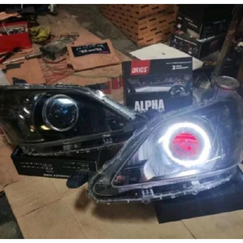 Headlamp Grand Innova Original Bekas Copotan Upgrade PROJIE BILED Baru