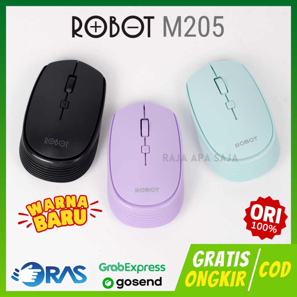 MOUSE ROBOT M25 WIRELESS  Mouse uetooth Tanpa Kabel Mous Komputer PC Laptop Mouse Leptop