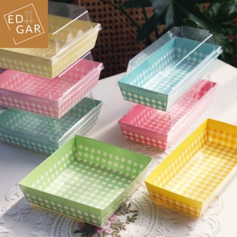 Premium korean box mika /kotak mika brownies / box mini cake / kotak dessert / box dessert / box bur