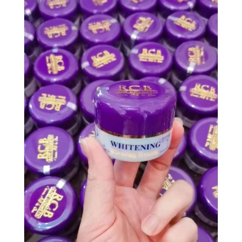 Cream Wajah 2in1 RCB GLOW COSMETIK /WHITENING GLOWING CREAM (NEW) pemutih wajah