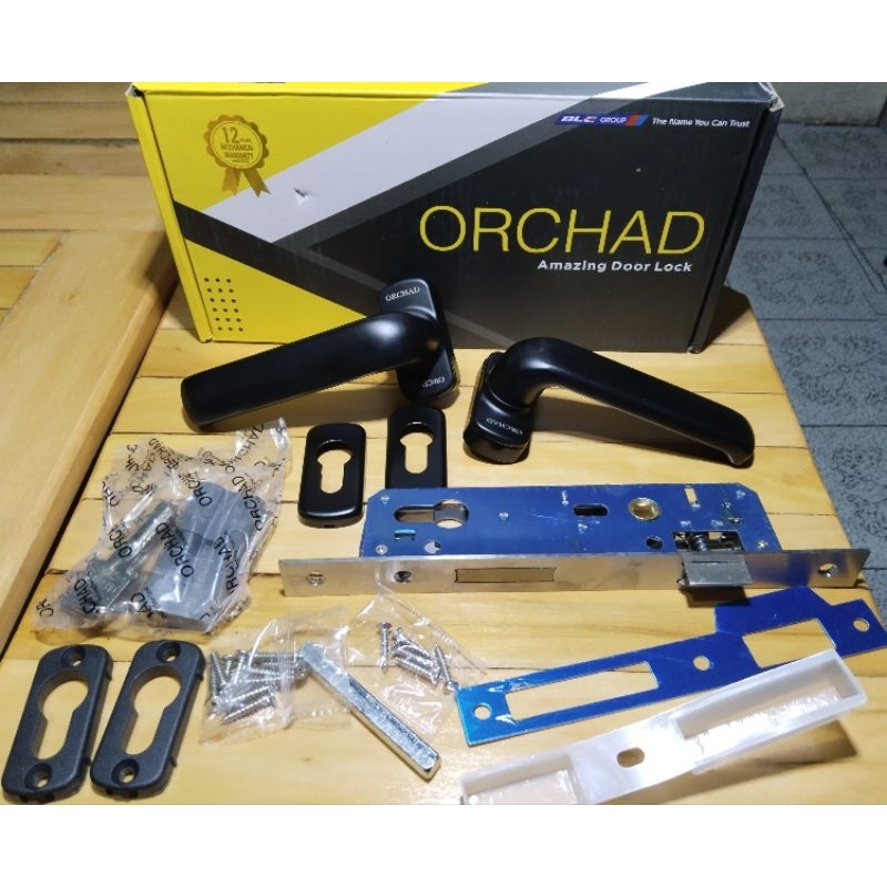 Handle Set Pintu Aluminium Orchad A31 / Kunci Set Pintu Aluminium Orchad A31