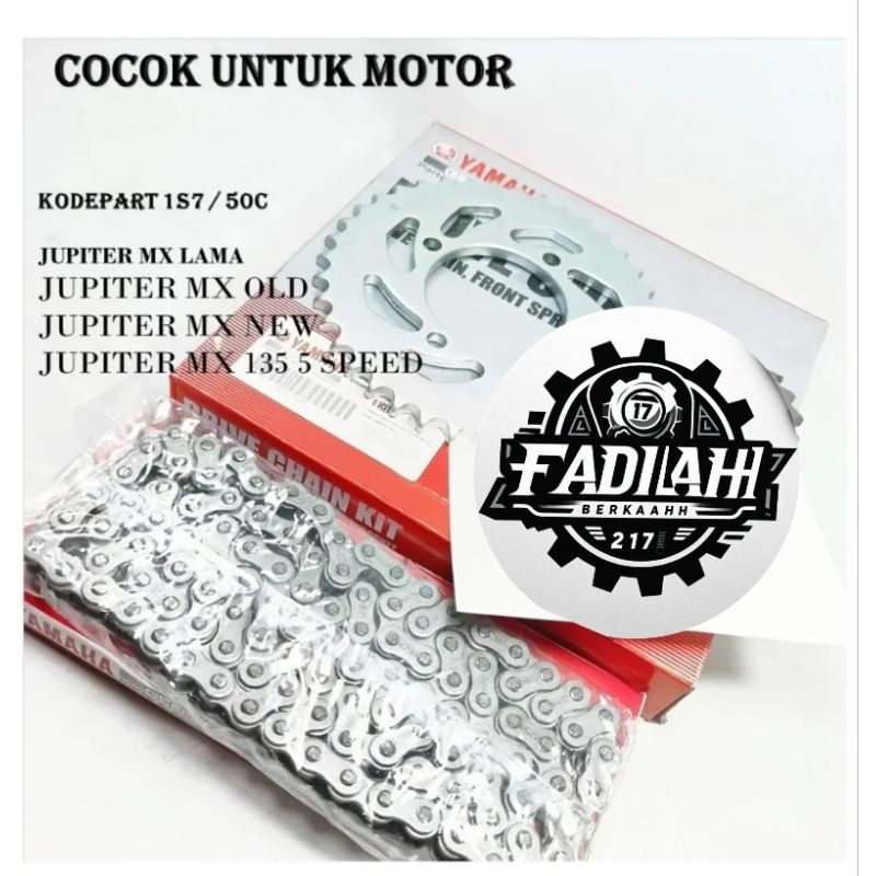 Gir set+rantai JUPITER MX YAMAHA 1S7 JUPITER MX LAMA OLD