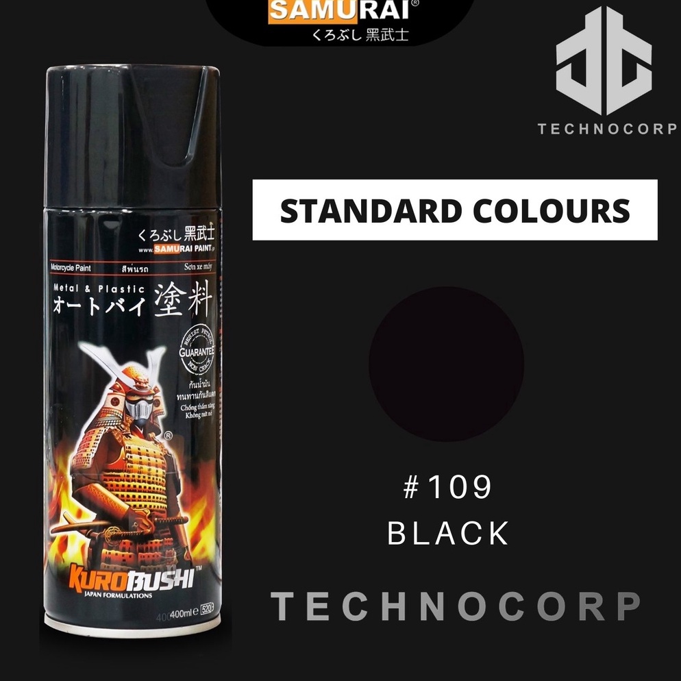 

KODE K65W Cat Semprot SAMURAI PAINT 19 BLACK HITAM KILAT POLOS