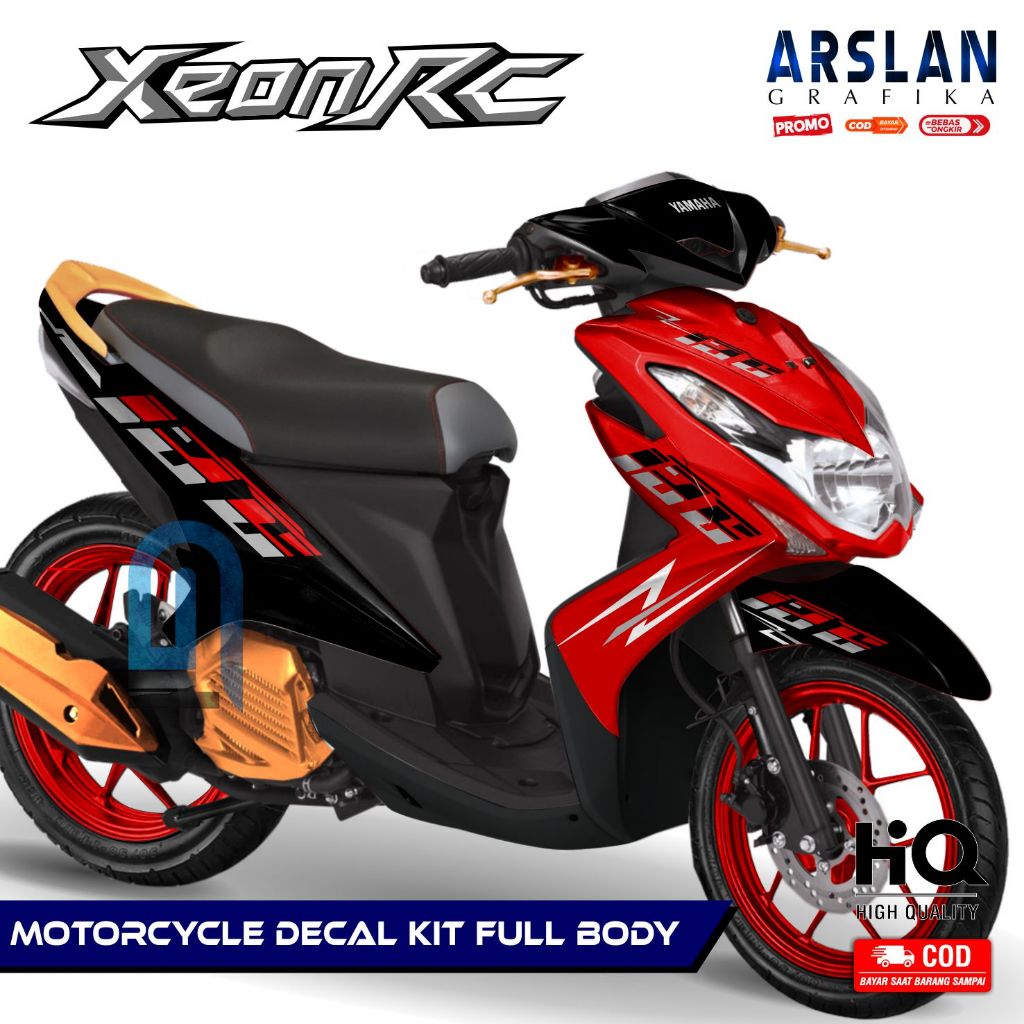 Stiker Xeon RC Karbu Full Body Decal Xeon RC Karbu Full Body Dekal Xeon RC Full Body Desain Viet