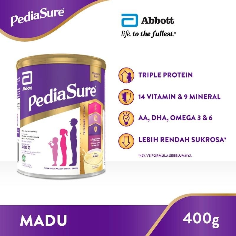 

PEDIASURE 400gr MADU (SUSU BUBUK)