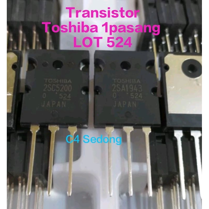 Transistor Toshiba C5200/A1943 Lot 524 original