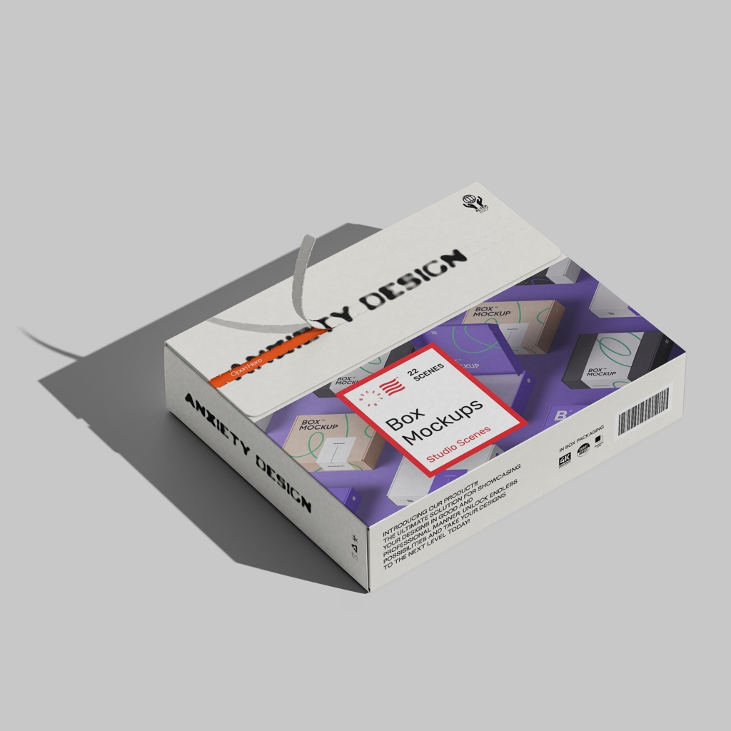 Box Mockup Bundle - Mailing Box (Mr Mockup)