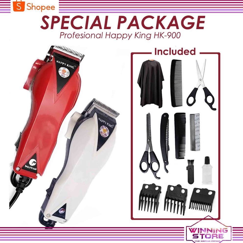 Bagus Banget Happyking Proclipper Happy King HK9 Alat Mesin Cukur Rambut Kumis Jenggot