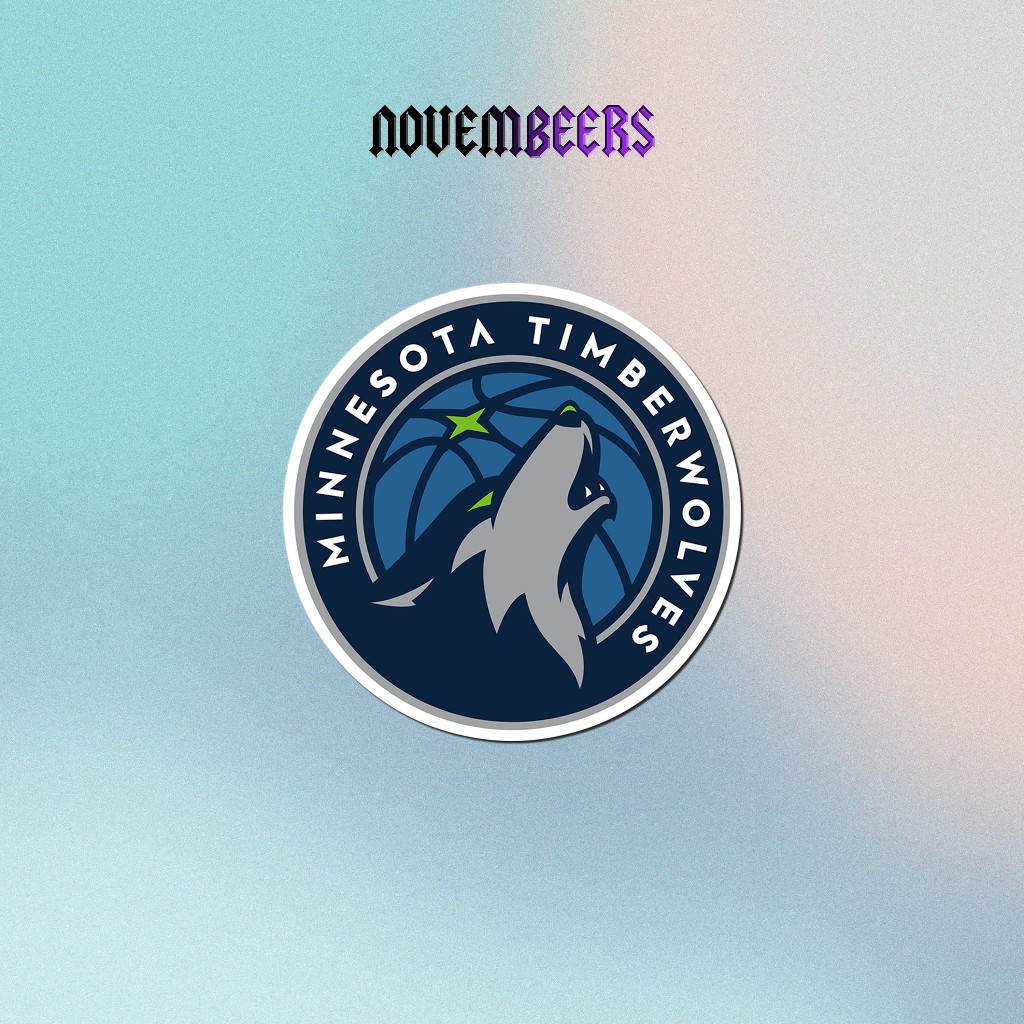 

Stiker Vinyl Minnesota Timberwolves Sticker Vinyl Glossy NBA Team