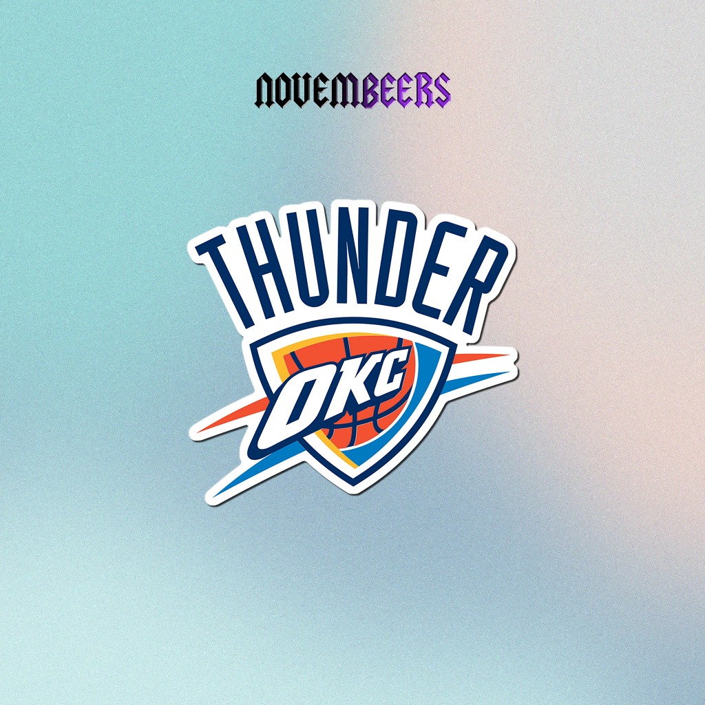 

Stiker Vinyl Oklahoma City Thunder Sticker Vinyl Glossy NBA Team