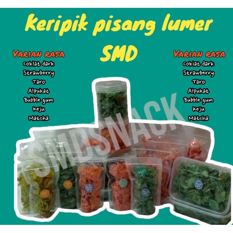 

keripik pisang coklat lumer