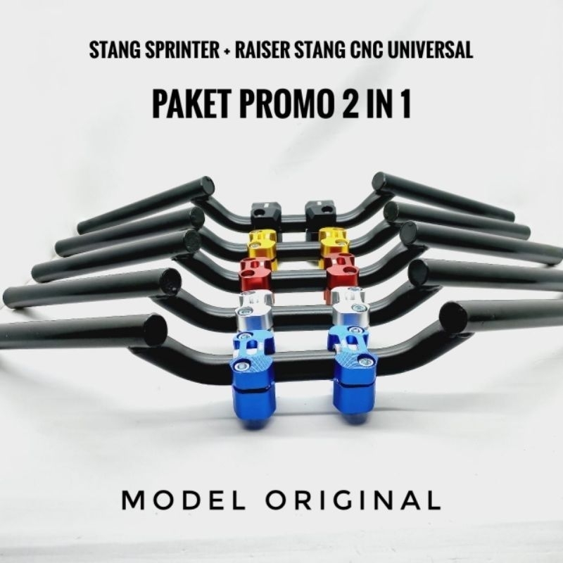 Promo stang Sprinter + Raiser Stang CNC Model Ori universal