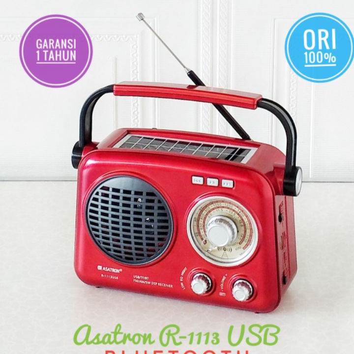 Radio FM Retro Bluetooth Asatron R1113 USB 1