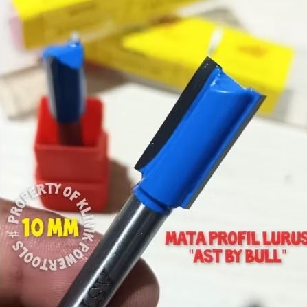Mata pisau profil kayu lurus 10mm AST BULL