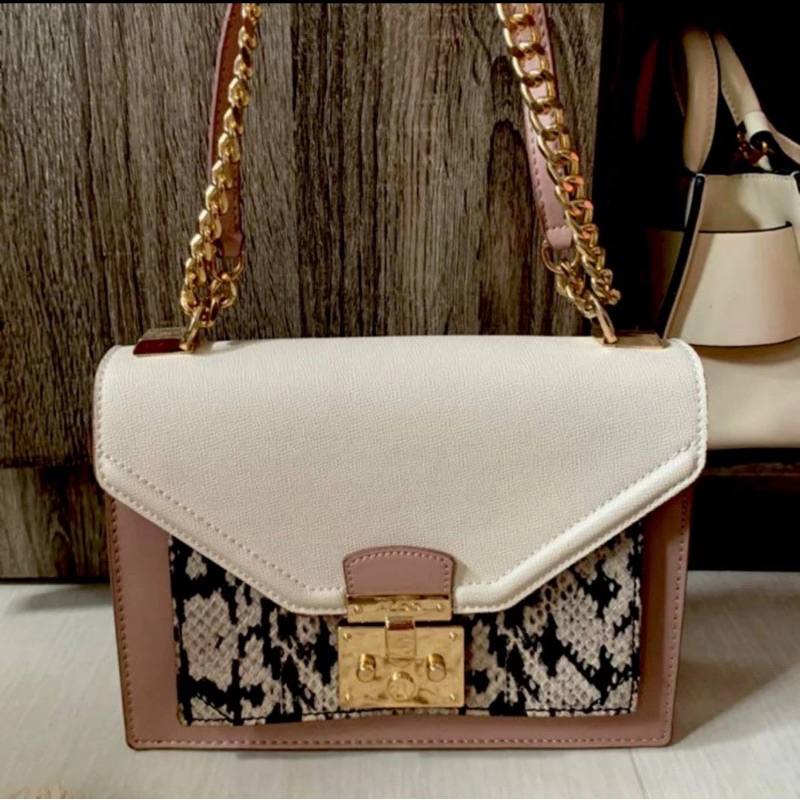 Tas - ALDO - CROSSBODY SNAKE SKIN BAG