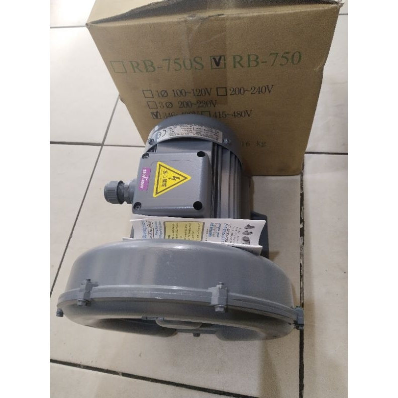 Ring Blower Chuan fan RB-750 ring blower 0,75KW ring blower 1hp 3 phase Chuan fan