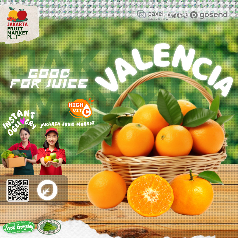 

JERUK VALENCIA buah jus orange juice fresh