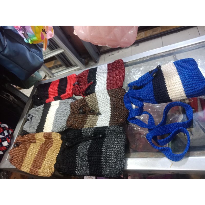 LilaBag Tas rajut mini handmade wanita / Tas rajut selempang mini wanita