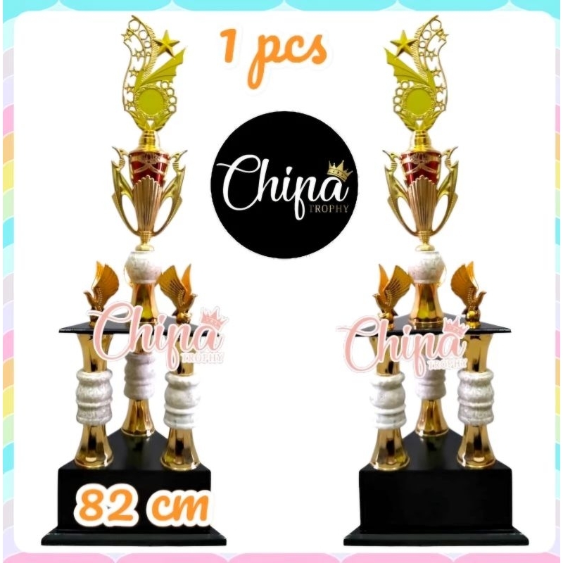 PIALA KAKI 3 PILAR CUP MEKAR MARMER