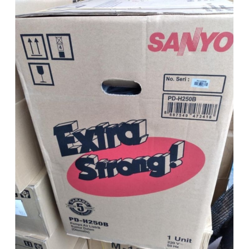 POMPA SANYO SUMUR DALAM SANYO PDH 250B 250WATT / POMPA JET PUMP SANYO PDH250B