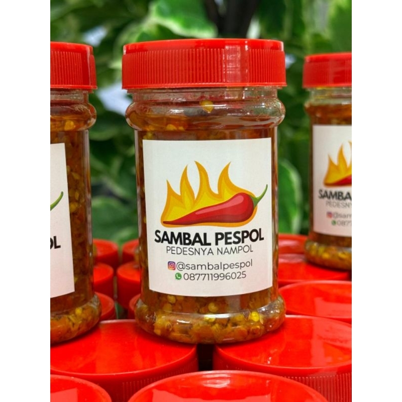 

sambal pespol pedesnya nampol