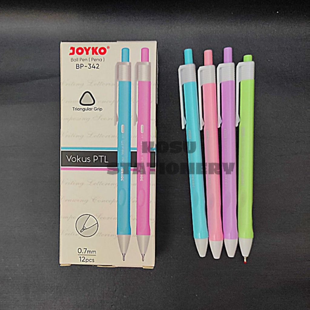 

BOLPEN / BALLPOINT / PULPEN / POLPEN JOYKO BP 342 HITAM