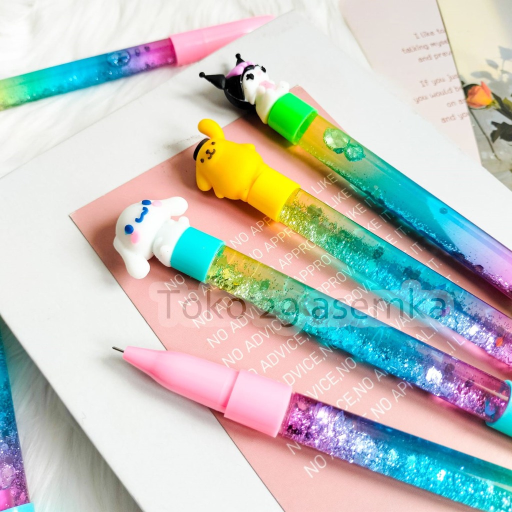 

PEN GLITTER SANRIO LUCU GEL PULPEN KARAKTER UNIK MURAH PULPEN PENA BOLPEN ALAT TULIS BOLPOIN UNIK IMUT MURAH PEN GEL KARAKTER LUCU MURAH