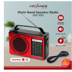 Advance 4 Band Advance Radio Portable Advance RBS-805 Advance Radio 4 Band Advance RBS 805 Garansi R