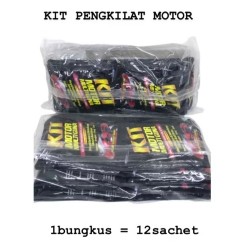 Kit motor multiguna / kit pengkilat body motor harga perpack motor 12sachet