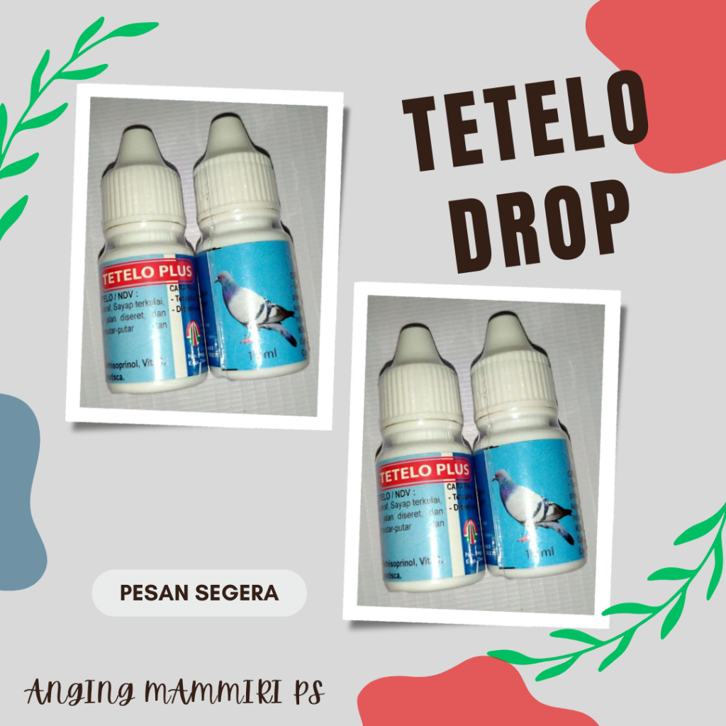 TETELO DROP (Obat tetelo untuk burung merpati)