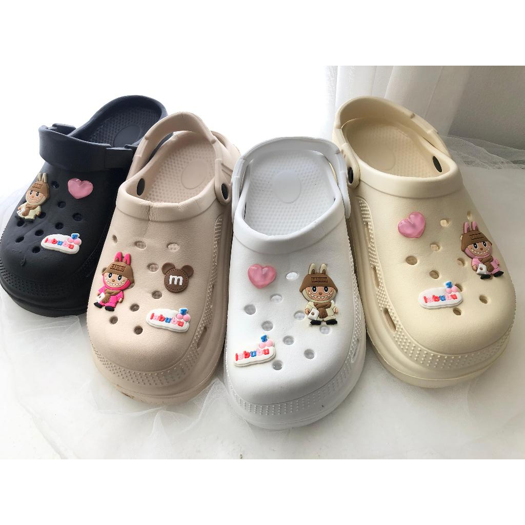 Sandal Baim Bakpao Wanita Perempuan Dewasa LABUBU